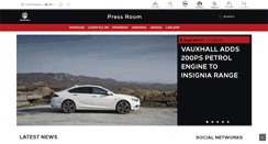 Desktop Screenshot of media.vauxhall.co.uk